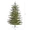 7ft. Pre-Lit Vancouver Mountain Pine Artificial Christmas Tree with Clear Lights
